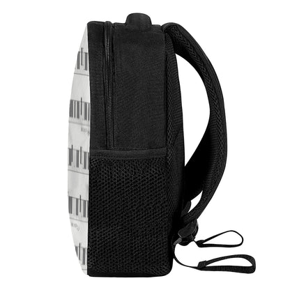 Piano Pattern Print Casual Backpack