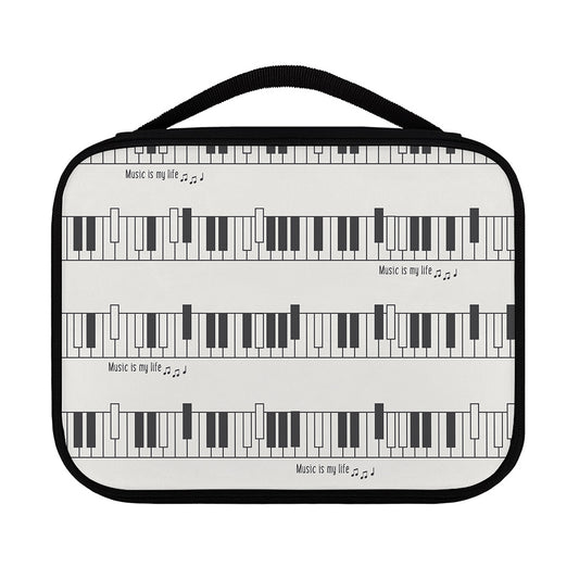 Piano Pattern Print Classic Bible Case