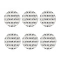 Piano Pattern Print Coaster Set