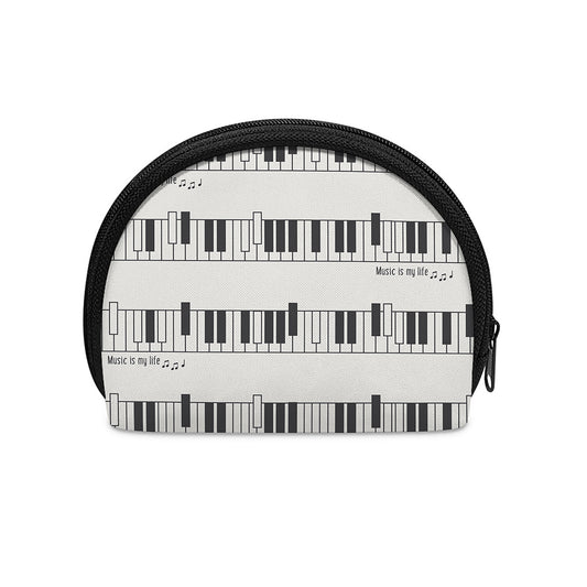 Piano Pattern Print Coin Purse