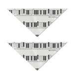 Piano Pattern Print Dog Bandana