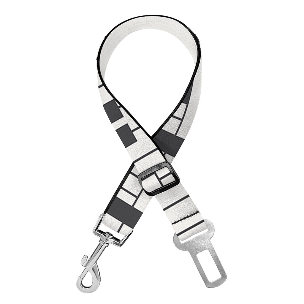 Piano Pattern Print Dog Seat Belt