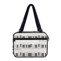 Piano Pattern Print Double Strap Bible Bag