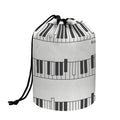 Piano Pattern Print Drawstring Makeup Bag