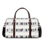 Piano Pattern Print Duffle Bag
