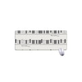 Piano Pattern Print Extended Mouse Pad