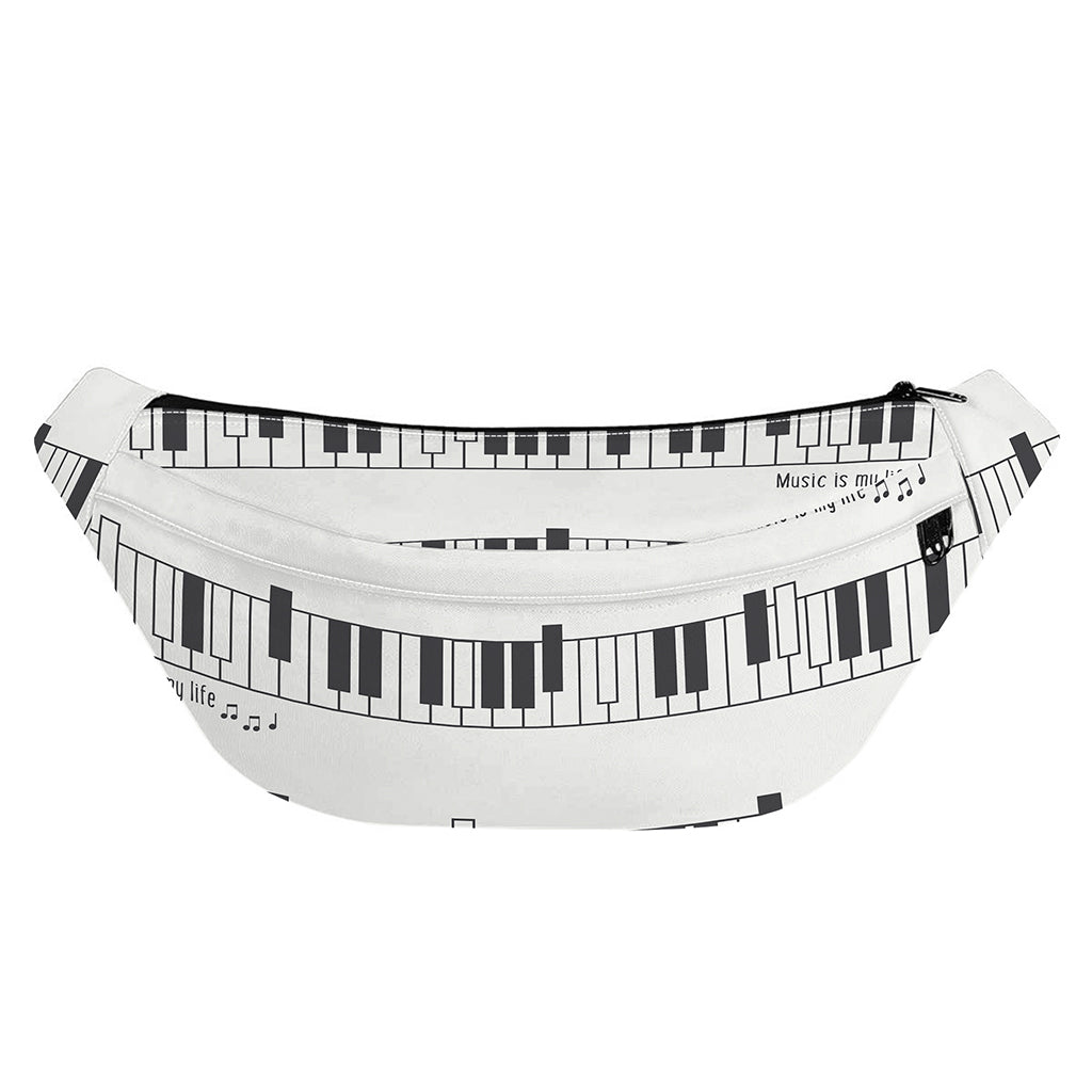 Piano Pattern Print Fanny Pack