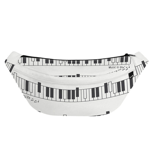 Piano Pattern Print Fanny Pack