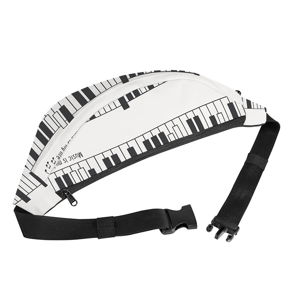 Piano Pattern Print Fanny Pack