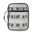 Piano Pattern Print Front Pocket Bible Bag