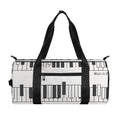 Piano Pattern Print Gym Bag