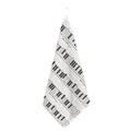 Piano Pattern Print Hand Towel