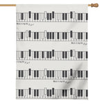 Piano Pattern Print House Flag