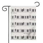 Piano Pattern Print House Flag