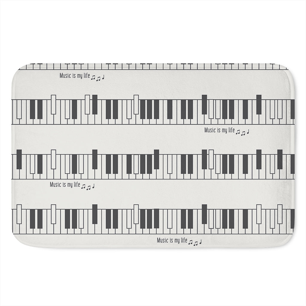 Piano Pattern Print Indoor Door Mat