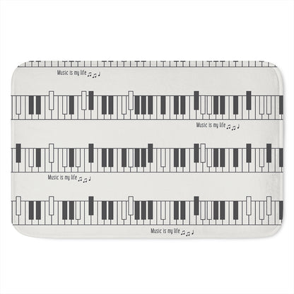 Piano Pattern Print Indoor Door Mat