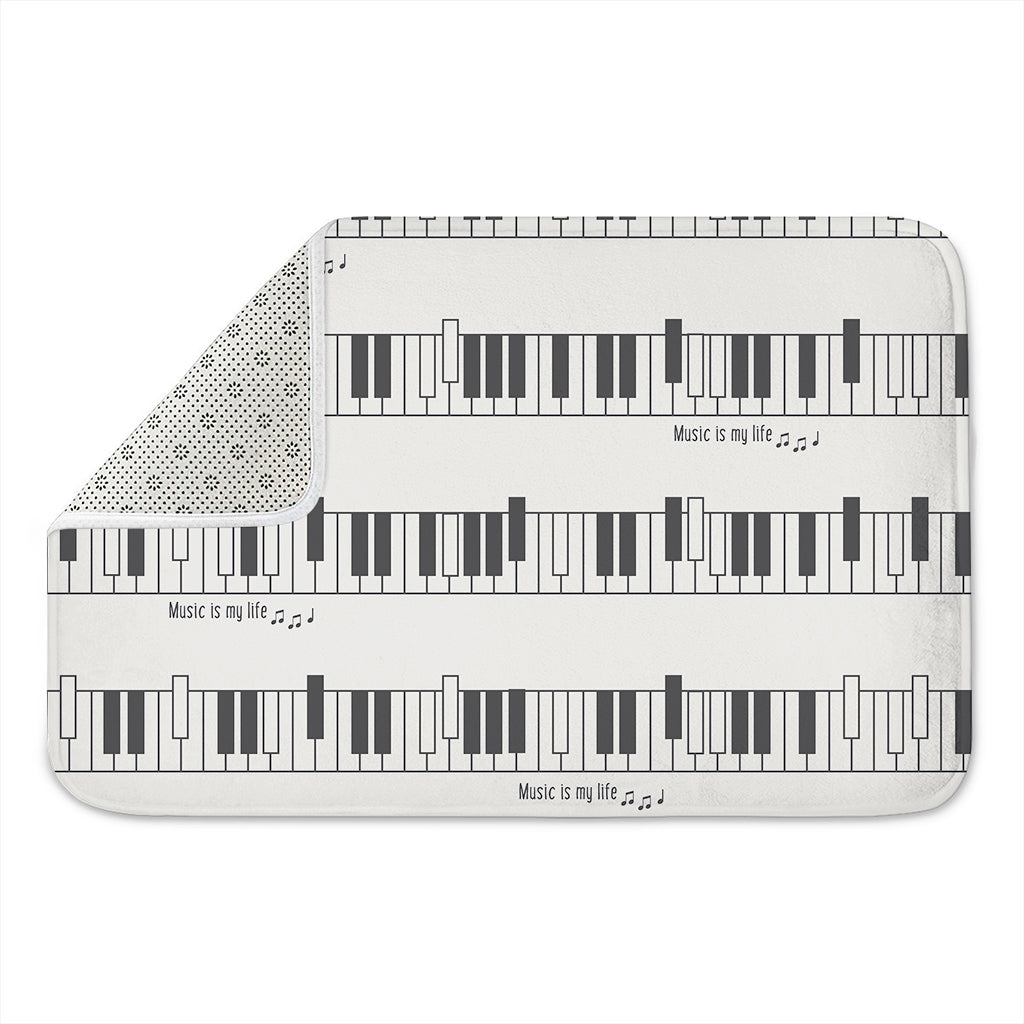 Piano Pattern Print Indoor Door Mat