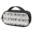 Piano Pattern Print Portable Cooler Travel Case