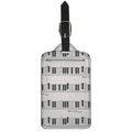 Piano Pattern Print Luggage Tag