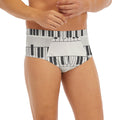 Piano Pattern Print Men's Briefs