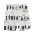 Piano Pattern Print Men's Sports Shorts
