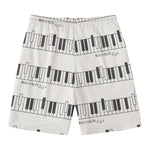 Piano Pattern Print Men's Swim Trunks