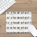 Piano Pattern Print Mouse Pad