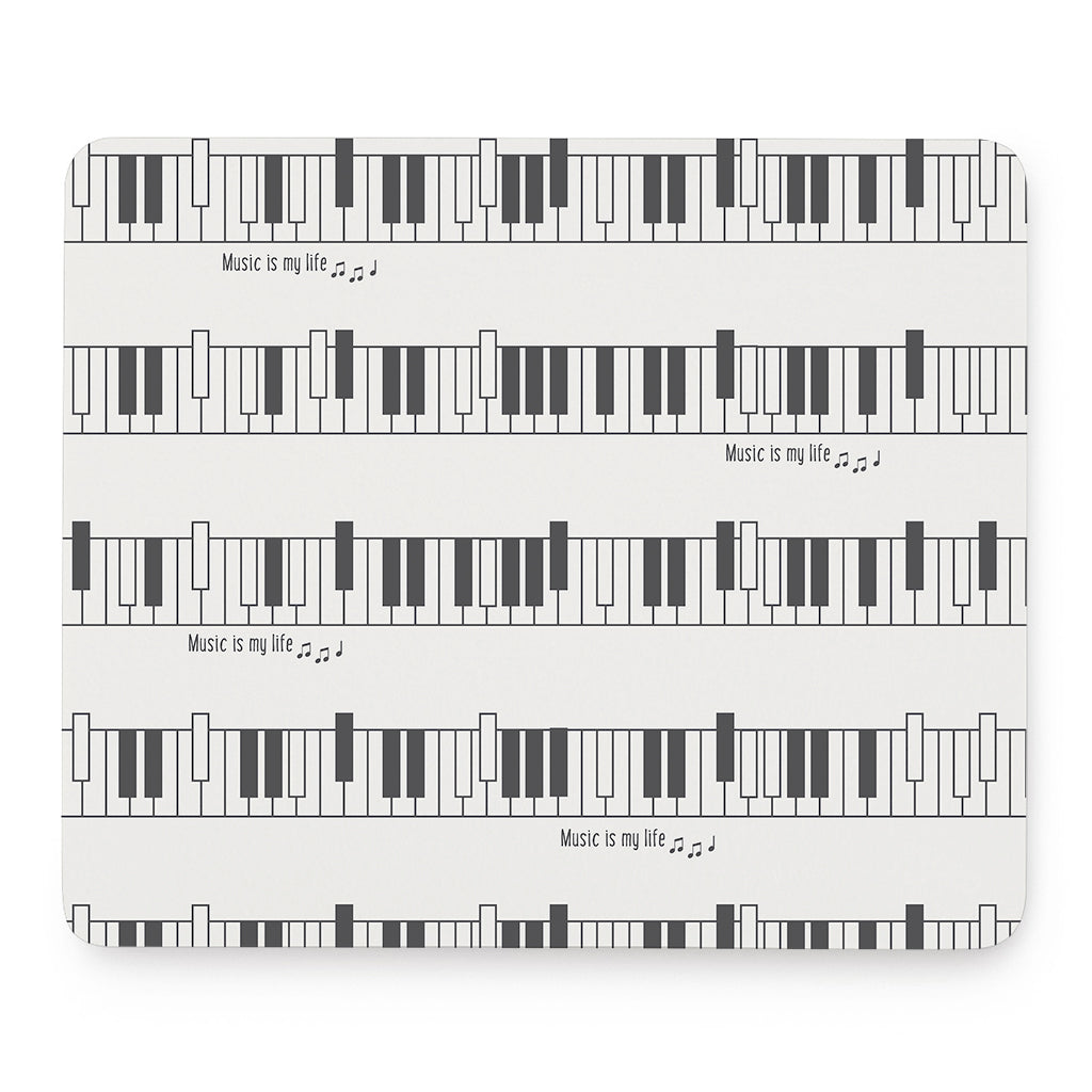 Piano Pattern Print Mouse Pad