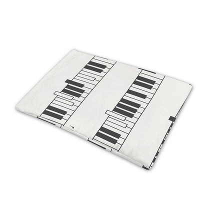Piano Pattern Print Pet Cooling Mat Cover