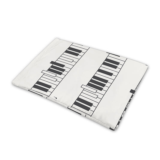 Piano Pattern Print Pet Cooling Mat Cover