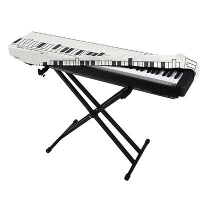 Piano Pattern Print Piano Keyboard Cover