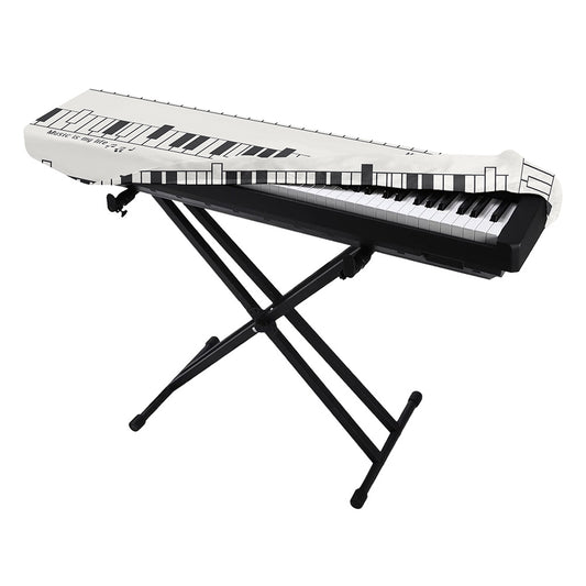 Piano Pattern Print Piano Keyboard Cover
