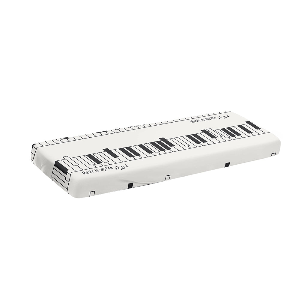 Piano Pattern Print Piano Keyboard Cover