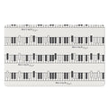 Piano Pattern Print Polyester Doormat