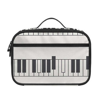 Piano Pattern Print Portable Lunch Bag