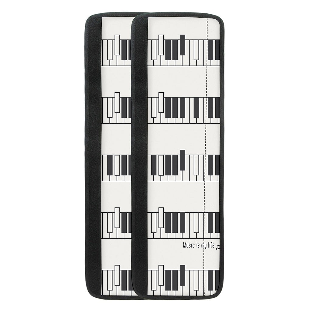Piano Pattern Print Refrigerator Handle Covers