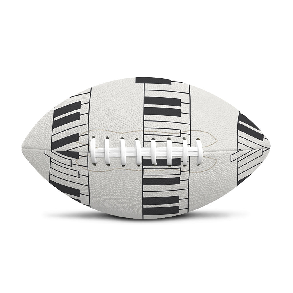 Piano Pattern Print Rugby Ball