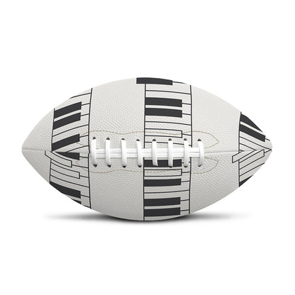 Piano Pattern Print Rugby Ball