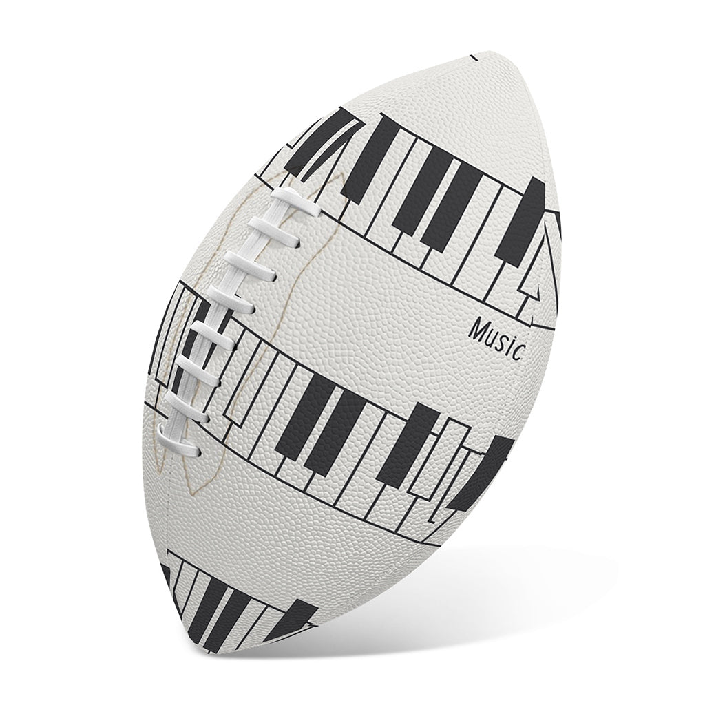 Piano Pattern Print Rugby Ball