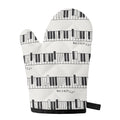 Piano Pattern Print Single Oven Mitt