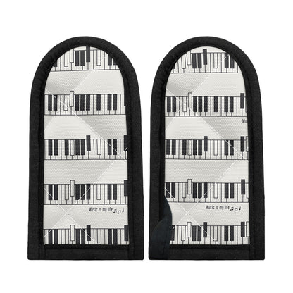 Piano Pattern Print Skillet Handle Cover