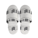 Piano Pattern Print Slippers