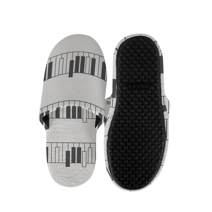 Piano Pattern Print Slippers