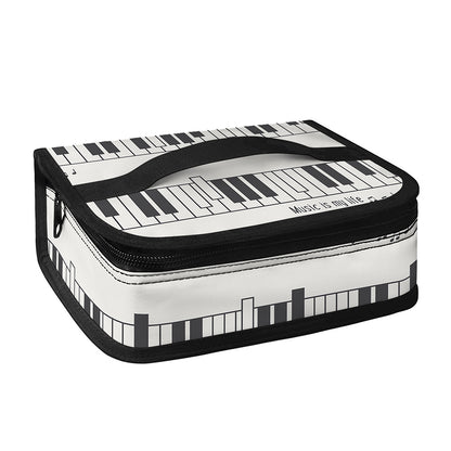 Piano Pattern Print Small Lunch Bag