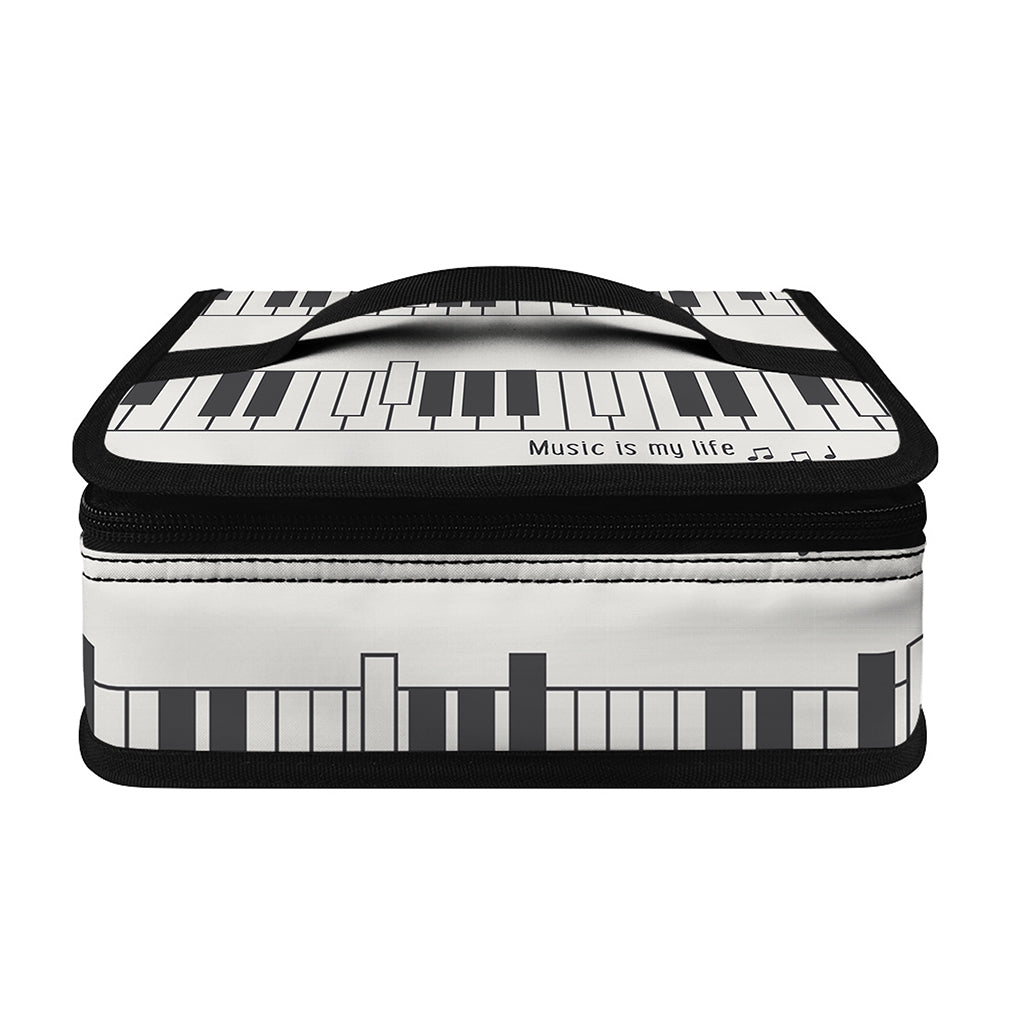 Piano Pattern Print Small Lunch Bag