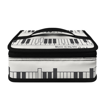 Piano Pattern Print Small Lunch Bag