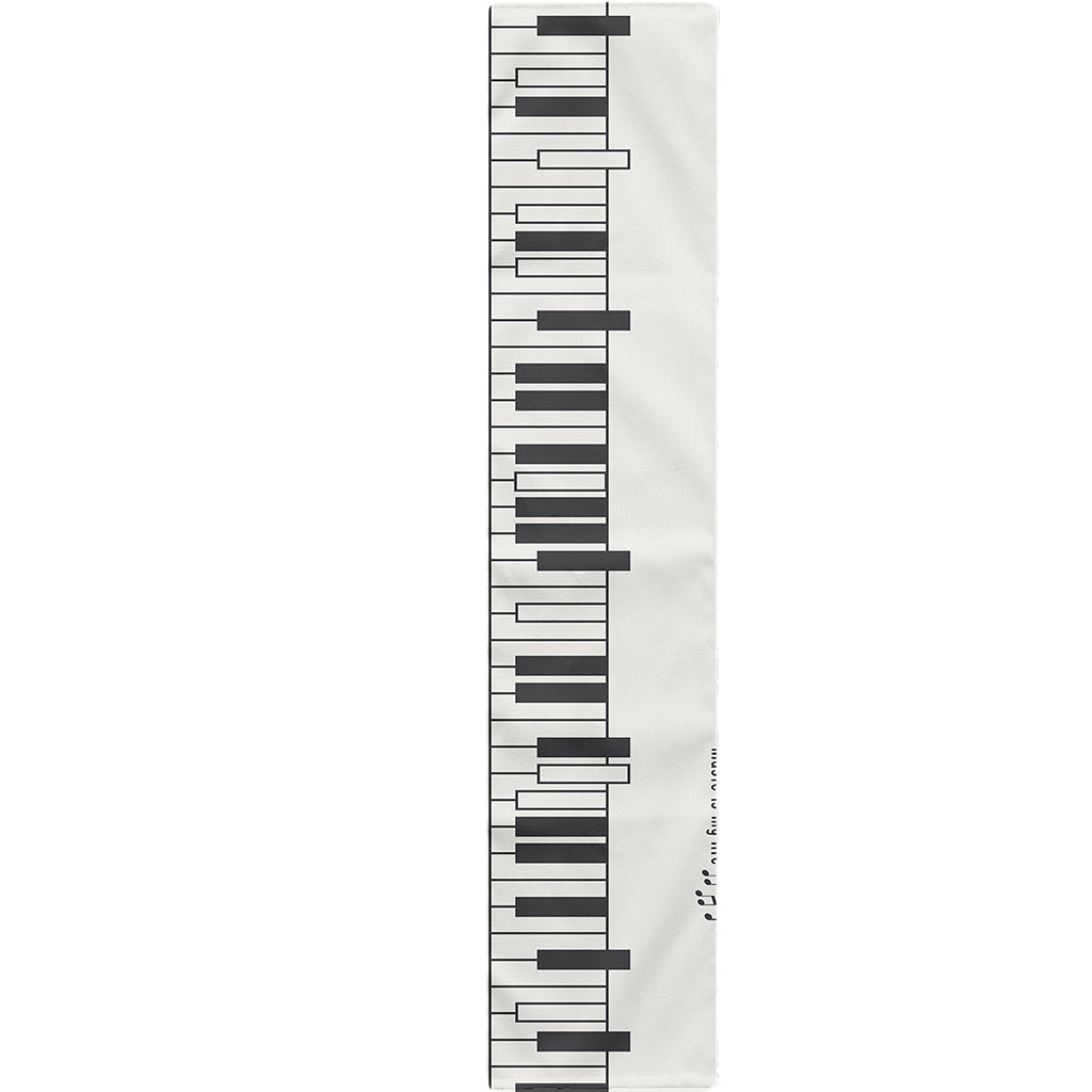 Piano Pattern Print Table Runner