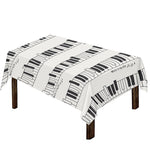Piano Pattern Print Tablecloth