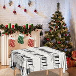 Piano Pattern Print Tablecloth