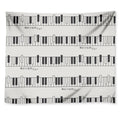 Piano Pattern Print Tapestry